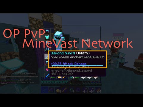 Minecraft OP PvP Server Showcase [MineVerse] - Sharpness 25?!