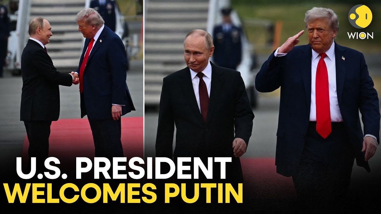 Trump Welcomes Putin In Alaska LIVE | Trump Meets Putin LIVE | Trump-Putin Summit LIVE | WION LIVE