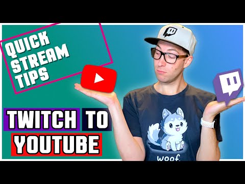 Setting up a 2ND YOUTUBE CHANNEL for your TWITCH VOD's | Quick Stream Tips
