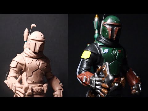 Sculpting Boba Fett - Time Lapse Sculpture #bobafett #bookofbobafett #starwars #claysculpture