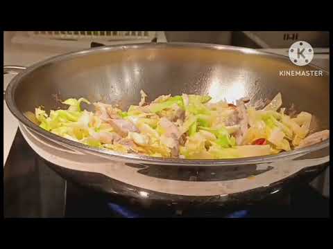 GINGER CHICKEN UDON NOODLES/#COOKING#homemadecooking