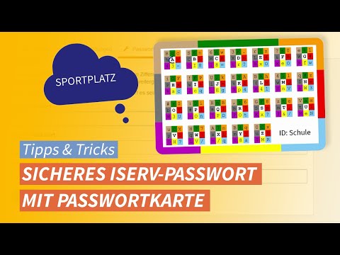 Mithilfe einer Passwortkarte Dein IServ-Passwort sicherer machen