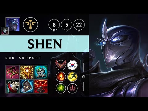 Shen Support vs Braum: Vision Controller - KR Grandmaster Patch 14.20