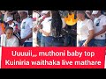WOLOLO SEE WHAT BABY TOP DID TO WAITHAKA AT MATHARE KUMUINURIA WEGA TA WEGA Hii Imeenda