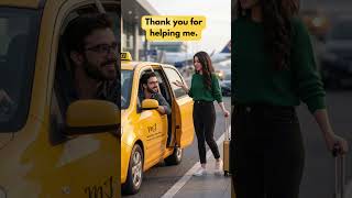 Taking a Taxi to a Hotel | Daily Real-Life English Speaking Practice #englishspeaking #learn