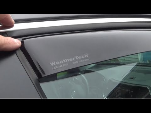 How to Install WeatherTech Side Window Deflectors on Most Vehicles - Jeep Cherokee & Grand Cherokee