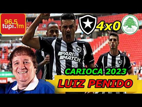 Botafogo 4 x 0 Boa Vista Narração LUIZ PENIDO Carioca 2023