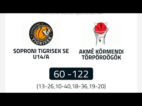 Soproni Tigrisek SE U14 A-AKMÉ Körmendi Törpördögök