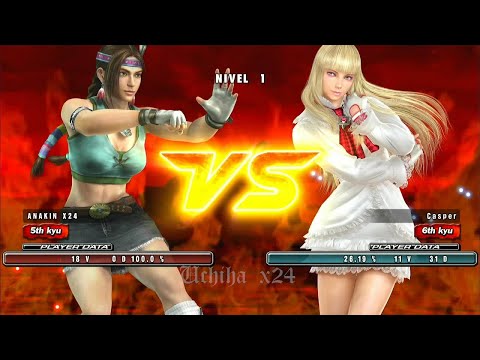 17_3 Julia Chan vs Lili Rochefort - Tekken 5 Dark Resurrection PS3 HD 2022 ( Uchiha x24 )