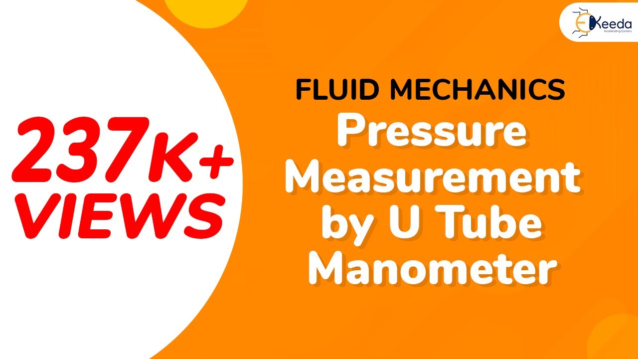 Pressure Measurement by U-Tube Manometer - Pressure and Pressure Measurement - Fluid Mechanics