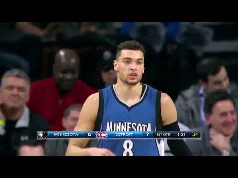 8+ Minutes of Zach LaVine Midrange Scoring Highlights | T'Wolves 16-17