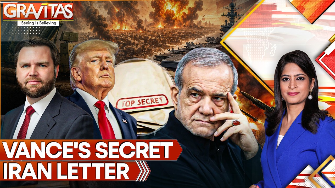 US-Iran War: Vance's Secret Iran Letter: Is Trump Preparing for Peace or War? | Gravitas