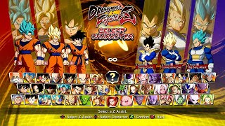 Dragon ball fighterZ - (All goku vs All vegeta)