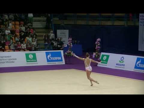 Yulia Bravikova (RUS)  ball  Q  Grand Prix Moscow 2017