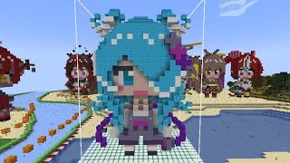 Elira Pendora of NIJISANJI EN make in Minecraft エリーラ ペンドラ