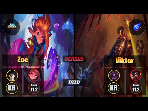 Doinb ZOE (Mid) [Unsealed Spellbook] VS VIKTOR - Master KR Patch 11.2