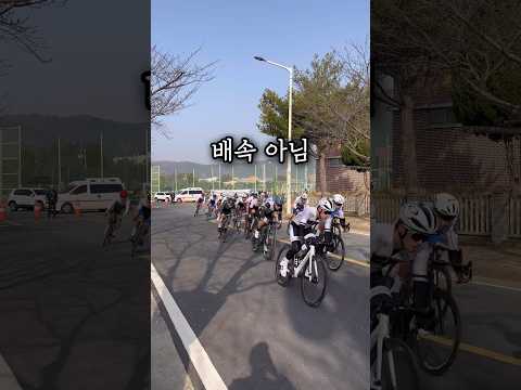 프로 사이클 선수들 실제 속도 체감