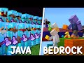 100 Minecraft Java Players Vs 100 Bedrock Players