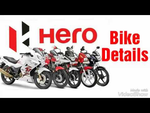 hero bikes range