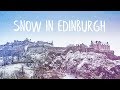 SNOW IN EDINBURGH