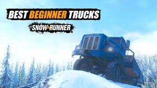 Snowrunner Top 10 Best Beginner Truck | Best Starter Vehicles