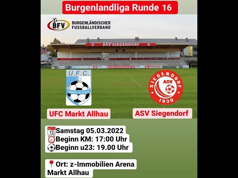 Highlights UFC Markt Allhau vs ASV Siegendorf
