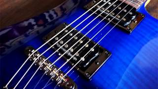 Video Melody rock backing track Em