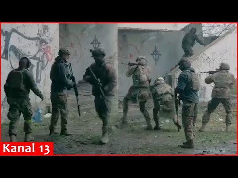 Fierce battle of foreign fighters with Russians under the Antonov bridge