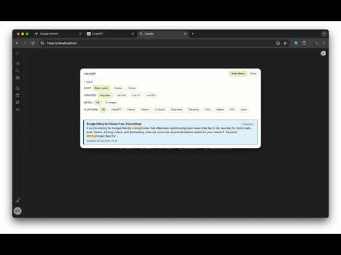 Item video thumbnail