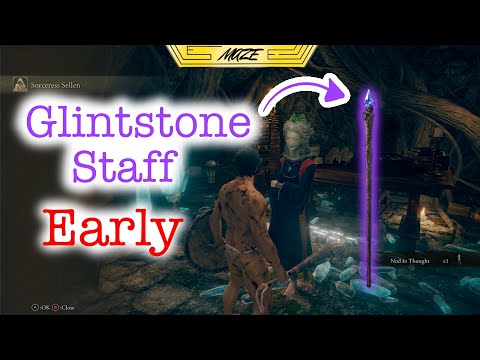 Where to find SPELLS & GLINTSTONE STAFF EARLY GAME!!! | ELDEN RING MAGE BUILD GUIDE
