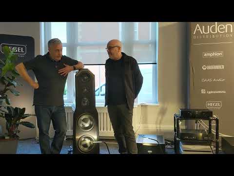 Bill from Auden Distribution At Audio Show Deluxe