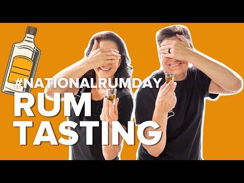 Blind Taste Test! Celebrating #NationalRumDay with a Rum Tasting!