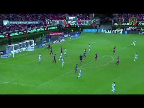 Gol de Toño Rodriguez (Chivas vs Veracruz)
