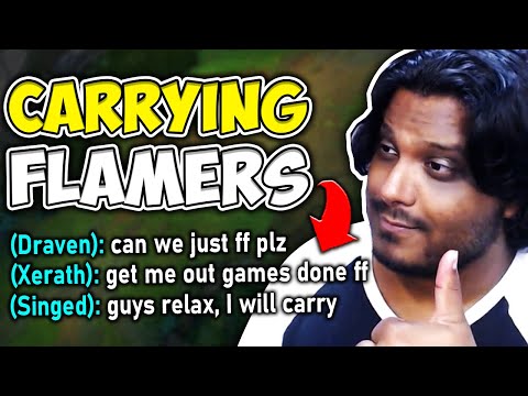 MY TOXIC TEAM GAVE UP AND TRIED TO FORFEIT... SO I CARRIED INSTEAD! - League of Legends