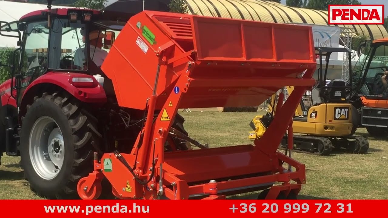 Agrimaster REF gyűjtőtartályos szárzúzó