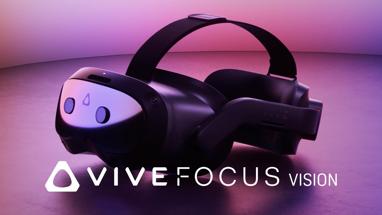 VIVE Focus Vision - New PC VR and All-In-One Mixed Reality Headset - YouTube
