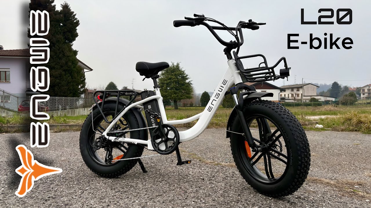ENGWE L20 - The Best Cargo Electric Fat Bicycle 140KM Range / 250W Motor
