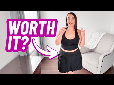 YITTY Active Pleated Tennis Skirt Review | Flattering High-Waist Skort with Shorts & Pocket