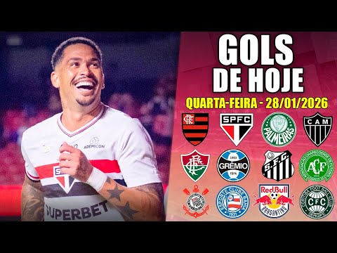 ⚽ ALL THE GOALS FROM WEDNESDAY, JANUARY 28, 2026 - TODAY'S GOALS, BRAZILIAN CHAMPIONSHIP SERIES A
