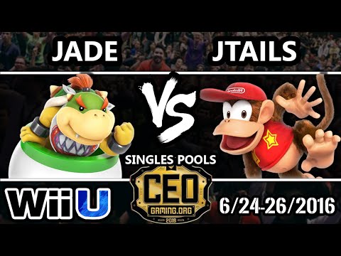 CEO 2016 Smash 4 - Jade (Bowser Jr.) Vs. Circa | Jtails (Diddy Kong) - SSB4 Tournament - Smash Wii U