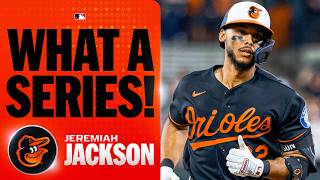 BREAKOUT SERIES? ???? 3 HR, 8 RBI, 17 TB for Orioles' Jeremiah Jackson in last 3 games | MLB Highlights