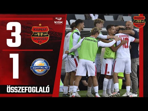 Budapest Honvéd FC - Aqvital FC Csákvár 3-1, Merkantil Bank Liga, 05. forduló - összefoglaló