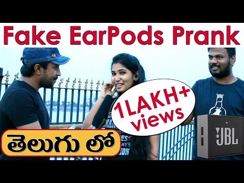 Fake EarPods Prank in Telugu | Pranks in Hyderabad 2018 | FunPataka Video