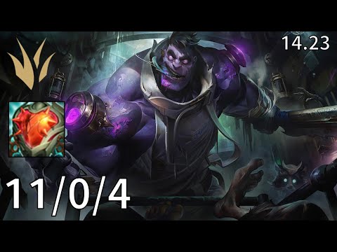 Dr. Mundo Jungle vs Kha'Zix - EUW diamond | Patch 14.23