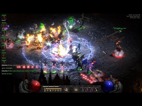 Diablo 2 Resurrected - Nova Sorceress is So Fun (Patch 2.4)