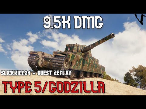 Type 5 Heavy - 9.5K Damage: Guest Replay - SlickRicc24: WoT Console - World of Tanks Console