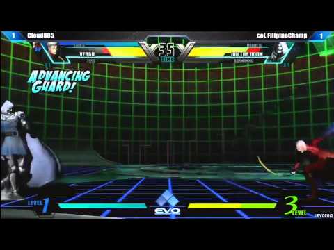 UMVC3 EVO 2013 Top 8 Filipino Champ vs  Cloud805