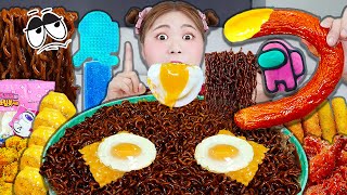 Among Us, THỬ THÁCH CHOCOLATE THỰC SỰ VS THỰC PHẨM, Chúc mừng năm mới nấu ăn MUKBANG HIU