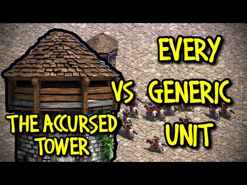 THE ACCURSED TOWER vs EVERY GENERIC UNIT | AoE II: Definitive Edition