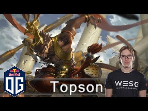 OG.Topson Monkey King Gameplay - Ranked Match - OG Dota 2.